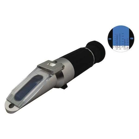 Laxco Analog Refractometer, Hand Held, 7-1/2inL RHC-200