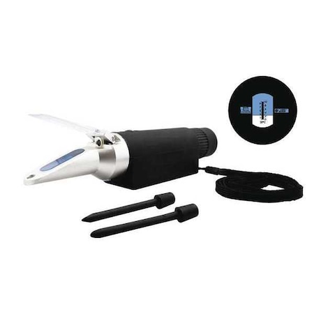 Laxco Analog Refractometer, Brix, 9in.Lx1-1/2inW RLB-10ATC