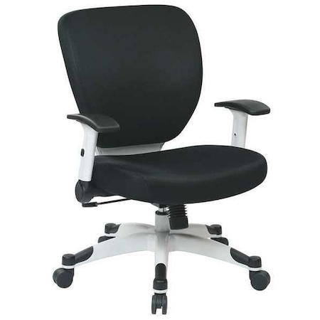 Office Star Desk Chair Desk Chair, Adjustable Arms, 19-1/2" Height, Mesh 5200W-3M