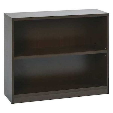 Office Star Bookcase, 36" Wx12" Dx30" H, Espresso LBC361230-ESP
