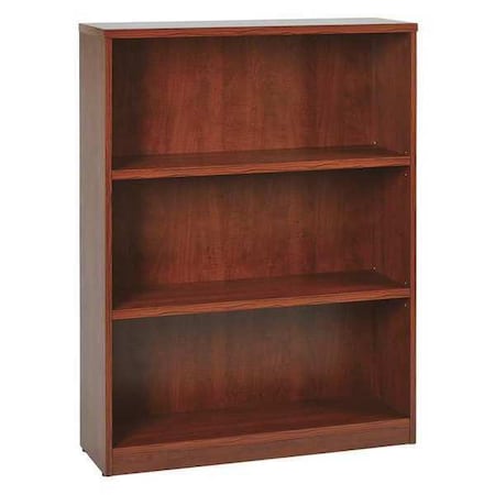 Office Star Bookcase, 36" Wx12" Dx48" H, Cherry LBC361248-CHY