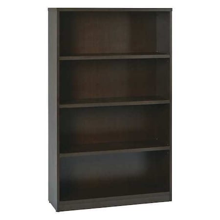 Office Star Bookcase, 36" Wx12" Dx60" H, Espresso LBC361260-ESP