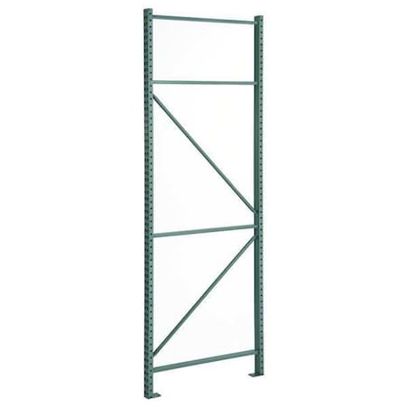 Steel King Upright Frame, 16 ft H, 3 in W, 48 in D, Green RTFBG048192F01VG
