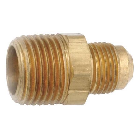 Zoro Select Strt, Brass, Flared 1/4 in, MNPT 1/4 in 704048-0404