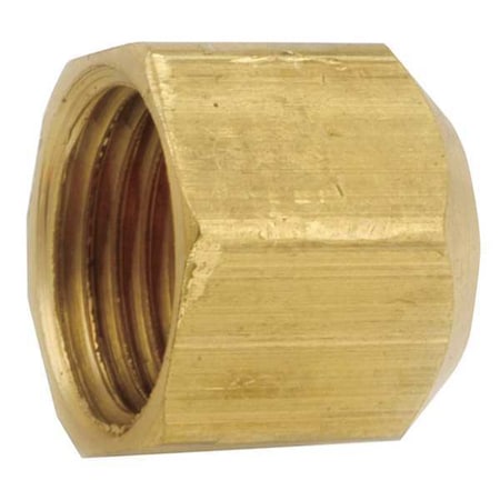 ZORO SELECT 3/8" Female Flare Low Lead Brass Cap 704040-06