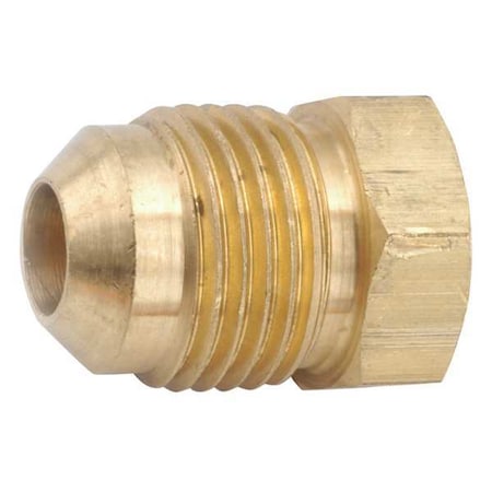 Zoro Select 1/2" Male Flare Low Lead Brass Plug 704039-08