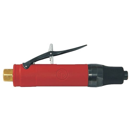 Chicago Pneumatic Straight Die Grinder, 1/4 in Female Air Inlet, 1/4 in Collet, Heavy Duty, 25,000 RPM, 0.5 hp CP3019-25