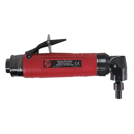 Chicago Pneumatic Right Angle Die Grinder, 3/8 in Female Air Inlet, 1/4 in Collet, Heavy Duty, 13,000 RPM, 0.8 hp CP3109-13AC