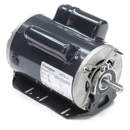 Leeson Capacitor-Start/Run General Purpose Motor, 1 hp, 1/3 hp HP, 208-230/190-220V AC Voltage, 56H Frame 5KCR48TN3084X