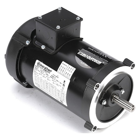 Leeson Vector Motor, 1 HP, 3 ft.-lb., 230/460V 056H17F2022
