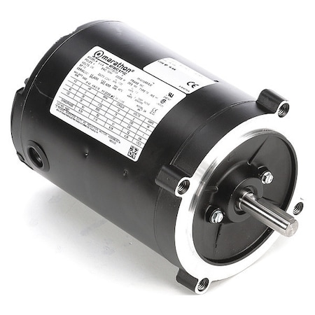Leeson Vector Motor, 1/4 HP, .76 ft.-lb., 230V 056H17T2012
