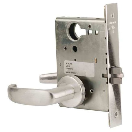 Schlage Lever Lockset, Mechanical, Passage, Grd. 1 L9010 17A 630