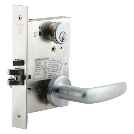 Schlage Lever Lockset, Mechanical, Entrance, Grd. 1 L9050P 07A 626 KD C123 KWY
