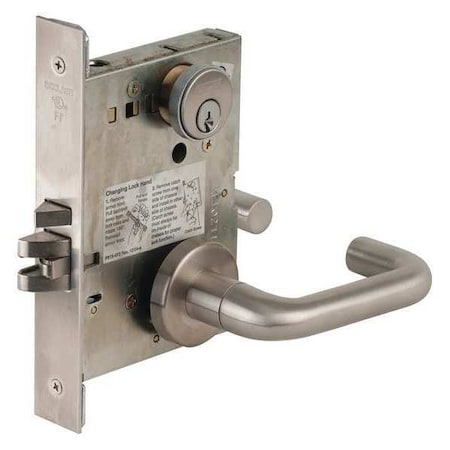 Schlage Lever Lockset, Mechanical, Storeroom, Grd.1 L9080P 03A 626 KD C123 KWY