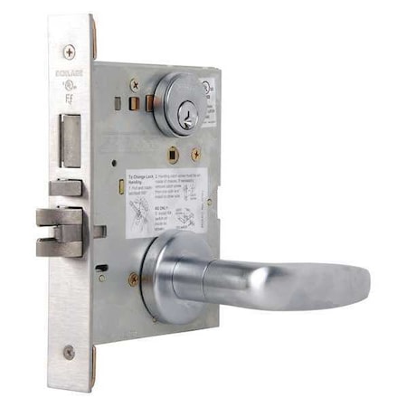 Schlage Lever Lockset, Mechanical, Entrance, Grd. 1 L9453P 07A 626 KD C123 KWY