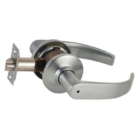 Schlage Lever Lockset, Mechanical, Privacy, Grd. 2 S40D NEP 626