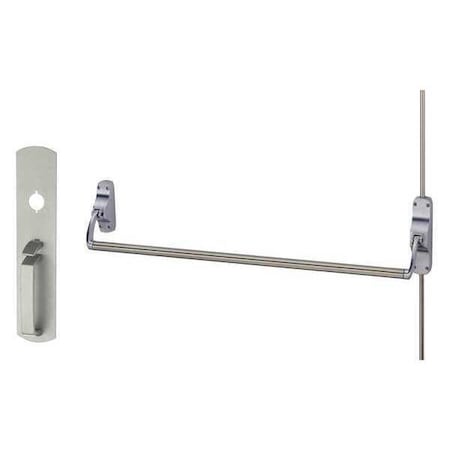 Von Duprin Vertical Rod, 44 in. Door W, Series 88 8827TP-F US26D