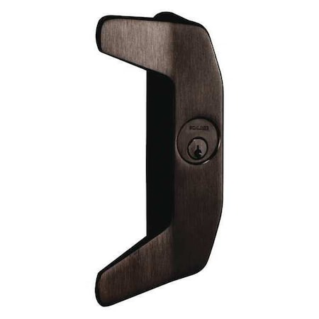 Von Duprin Night Latch Pull, LH Reversible, Bronze 386NL US10B LHR