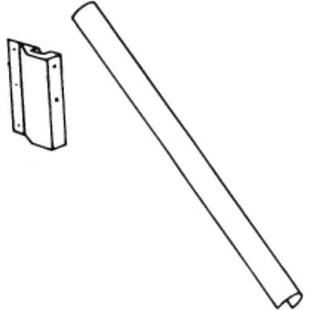 Von Duprin Rod/Latch Guard, Satin Stainless Steel RG-27 US32D RHR