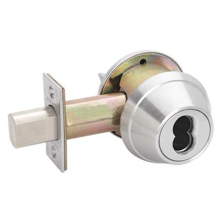 Schlage Deadbolt, HD, Satin Chrome, SFIC Not Incl. B660BD 626