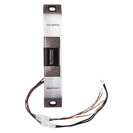 Von Duprin Electric Door Strike, Stainless Steel, Stainless steel, For Use With: Rim Exit Device 6112 24V US32D DS CON