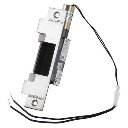 Von Duprin Electric Door Strike, Stainless Steel, Stainless steel, For Use With: Mortise/Cylindrical Locksets 6212 24V US32D CON