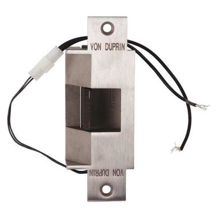 Von Duprin Electric Door Strike, Stainless Steel, Stainless steel, For Use With: Mortise/Cylindrical Locksets 6213 24V US32D CON