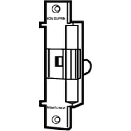 Von Duprin Electric Door Strike, Stainless Steel, Stainless steel, For Use With: Mortise/Cylindrical Locksets 6221 24V US32D CON