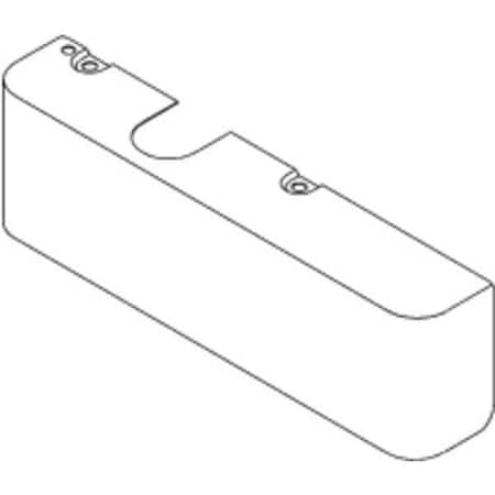 Lcn Metal Cover, Silver, Aluminum, 12-1/4 in. L 4010-72MC LH AL