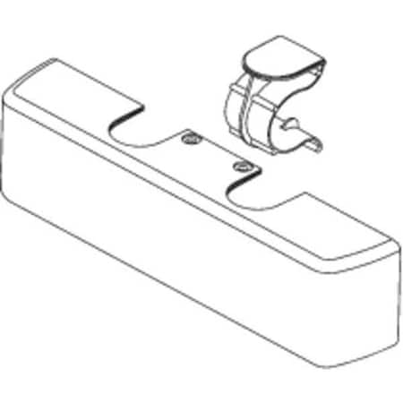 Lcn Standard Cover, Slvr, 12-1/4 in. L 4040SE-72 AL