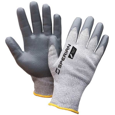 Honeywell Cut Resistant Coated Gloves, Cut Level 4 , Nitrile , Smooth , L 1 PR PF570-L
