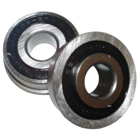 Zoro Select Precision Bearing, Up To 1-3/8 in Hub, PK2 46U321