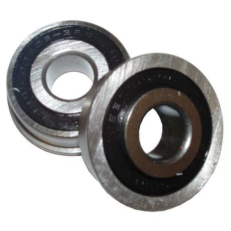 Zoro Select Precision Bearing, Up To 1-3/8 in Hub, PK2 46U322