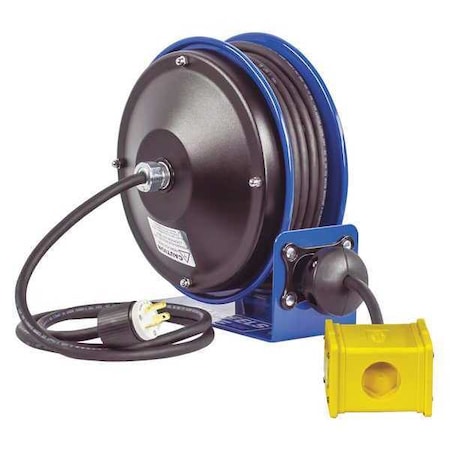 COXREELS 30 ft. 12/3 Extension Cord Reel 20 Amps 4 Outlets 120VAC Voltage PC10-3012-B