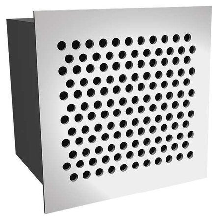 Price Security Return Air Grille, 6 X 6, White, Steel MSPG-GR000001