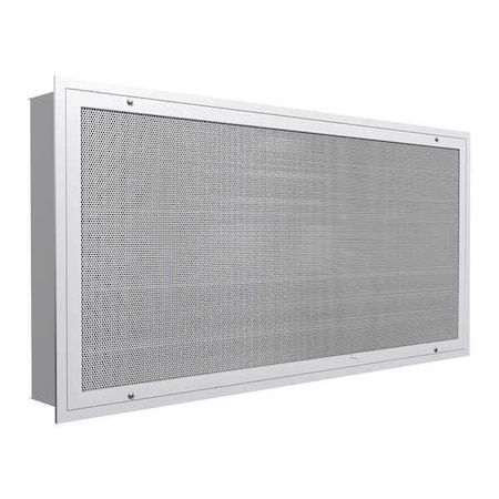 Price 12 in Rectangular Perforated Flush Mount Ceiling Diffuser, White FRFDP-GR000030
