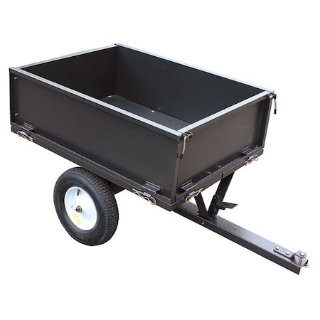 Zoro Select Dump Cart, 10 cu.ft., 500 lb., Pneumatic 46V231