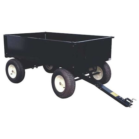 Zoro Select Dump Cart, 18 cu.ft., 2000 lb., Pneumatic 46V232