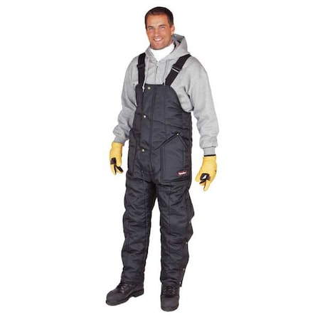 REFRIGIWEAR Bib Overalls, Navy, Size 46x31-1/2 In. 0385RNAV2XL