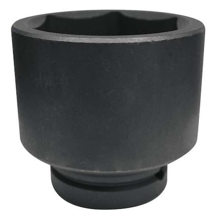 Sk Professional Tools 1 in Drive Impact Socket Standard Socket, Black Phosphate, 1" Drive, 3-1/8" Size 85697