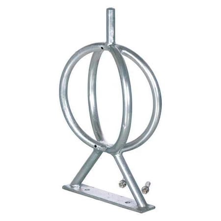 Vestil Galvanized Bicycle Rack, 5.31 x 12.75 x 22.5" BR-GL-G