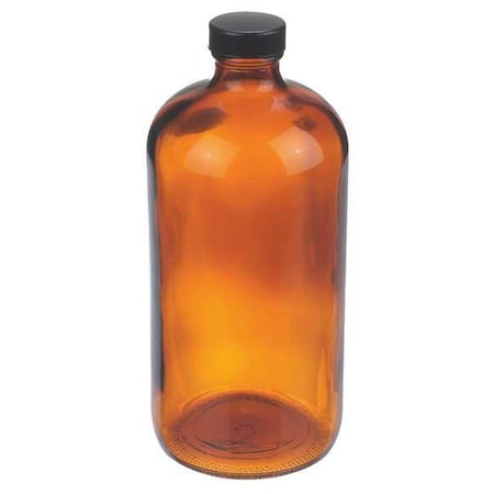 Wheaton Boston Round Bottle, 32 oz, PK12 W216858
