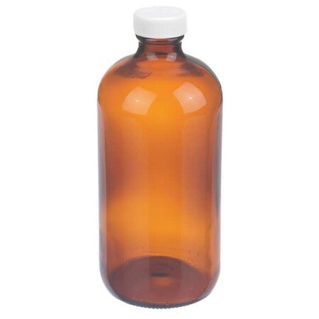 Wheaton Boston Round Bottle, 16 oz, PK12 W216840