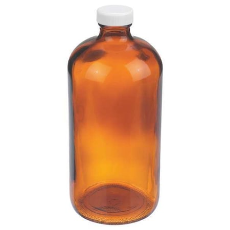 Wheaton Boston Round Bottle, 32 oz, PK12 W216841