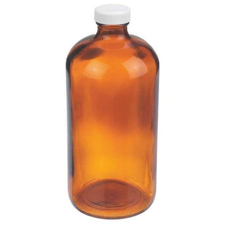 Wheaton Boston Round Bottle, 32 oz, PK12 W216847