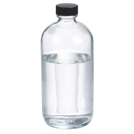 Wheaton Boston Round Bottle, 16 oz, PK12 W216816