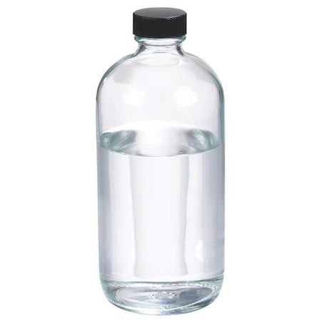 Wheaton Boston Round Bottle, 16 oz, PK12 W216822