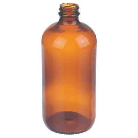 Wheaton Boston Round Bottle, 16 oz, PK60 W216869