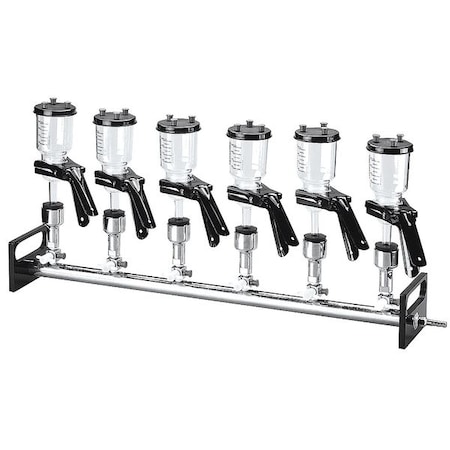 Zoro Select Vacuum Manifold, PSF Funnel, 6-Place (Formerly Lab Safety Supply) 46Z323