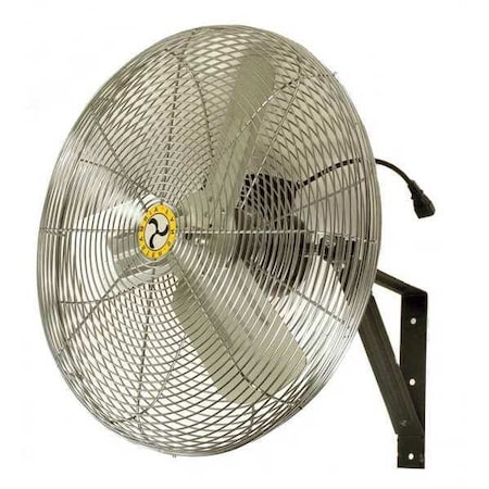 Airmaster Fan Standard Duty Air Circulator, Ceiling, Wall Mount, 24 in Blade Dia, 115V, 2,460/3,460/4,400 cfm 71572